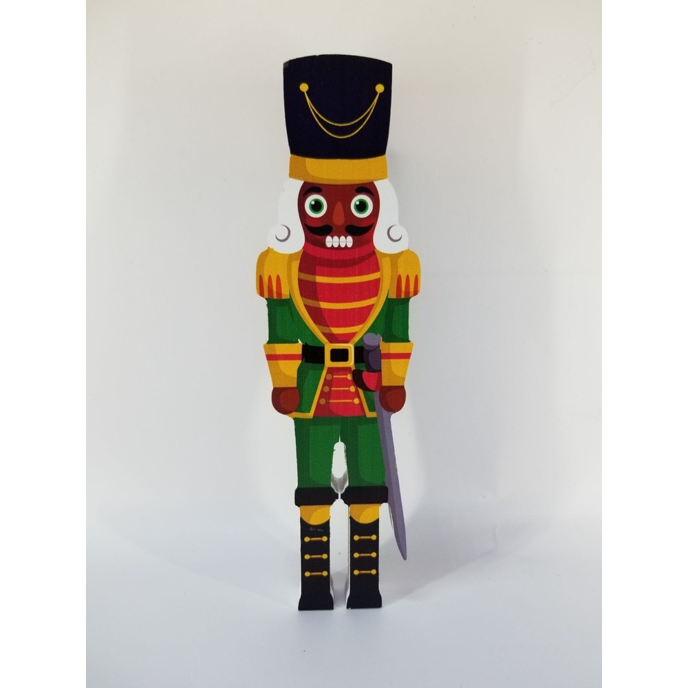 Nutcracker Set Adults 10-Inch Multicolor Excellent African American Decor - Picture 8 of 9